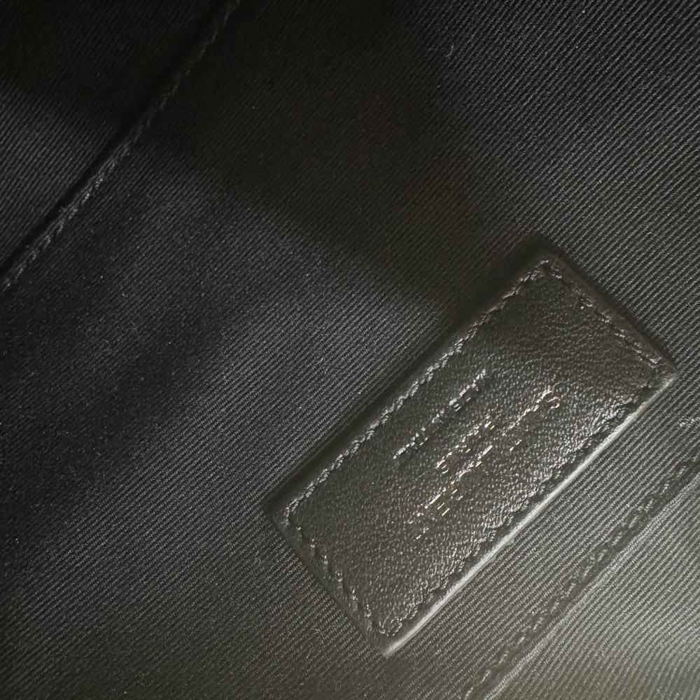 Saint Laurent Black Chevron Crossbody Bag - Picture 11 of 15